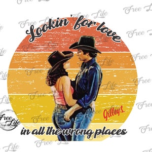 Urban Cowboy PNG Download, Bud and Sissy Digital Art Download, Looking For Love In All The Wrong Places