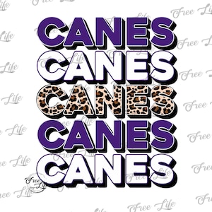 Canes PNG Download, Canes PNG Digital Art Download, Canes Mascot Download, Canes Mom, Purple Canes School Mascot Png, School Spirit