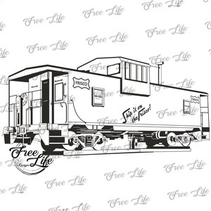 Printable Train Caboose Template