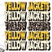 Yellow Jackets PNG Download Yellow Jackets Digital Download - Etsy