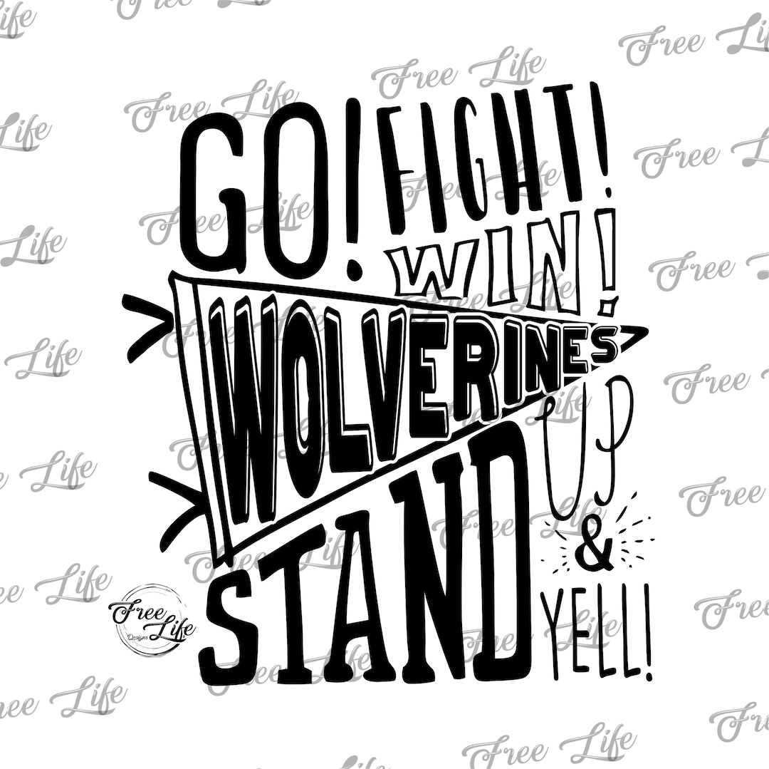 Wolverines PNG Download, Wolverines SVG Digital Art Download