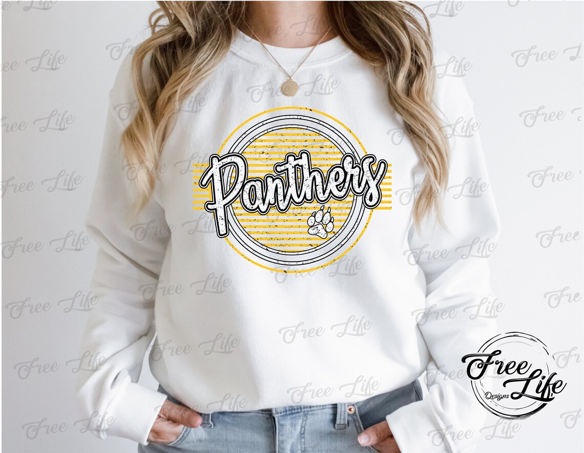 Panthers PNG Download, Yellow Panthers School Mascot Png, Panthers PNG ...