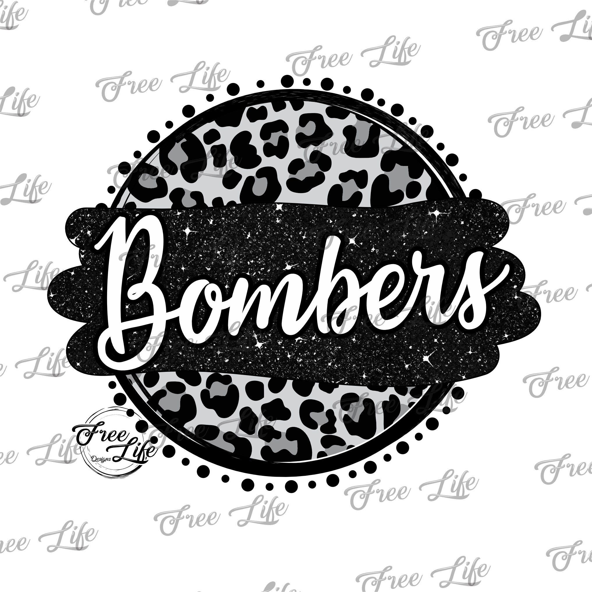 Bombers PNG Download, Black Bombers School Mascot, Bombers Digital Download, Bombers Mascot Download, Bombers School Spirit Design