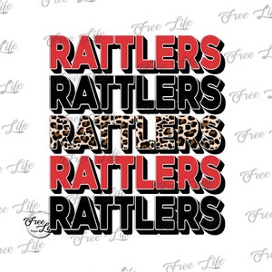 Rattlers PNG Download, Rattlers Digital Art Download, Rattlers Mascot Download, Rattlers Mom, Red Rattlers School Mascot Png