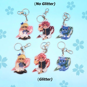 Fairy Tail Resin Keychains Set 1