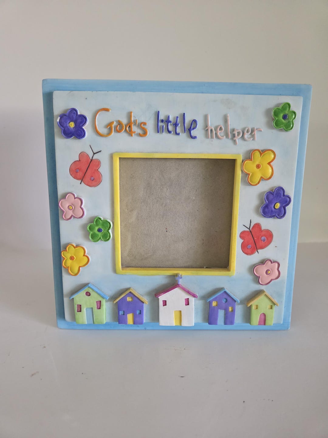 Helper Frame Vintage Resin 3D God's Little Helper Picture Frame - Etsy