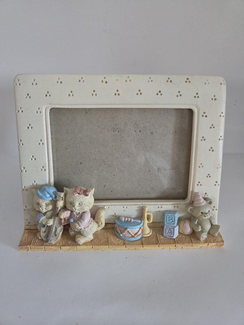 Vintage Ceramic Burnes of Boston Kittens Teddy Bear Childrens Picture ...