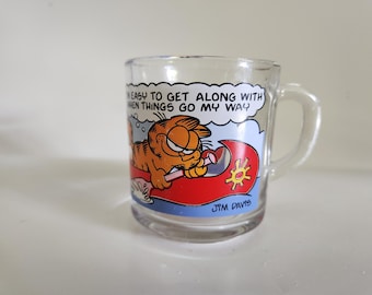 Vintage 1978 McDonald's Garfield Mug: Easy to Get Along With
