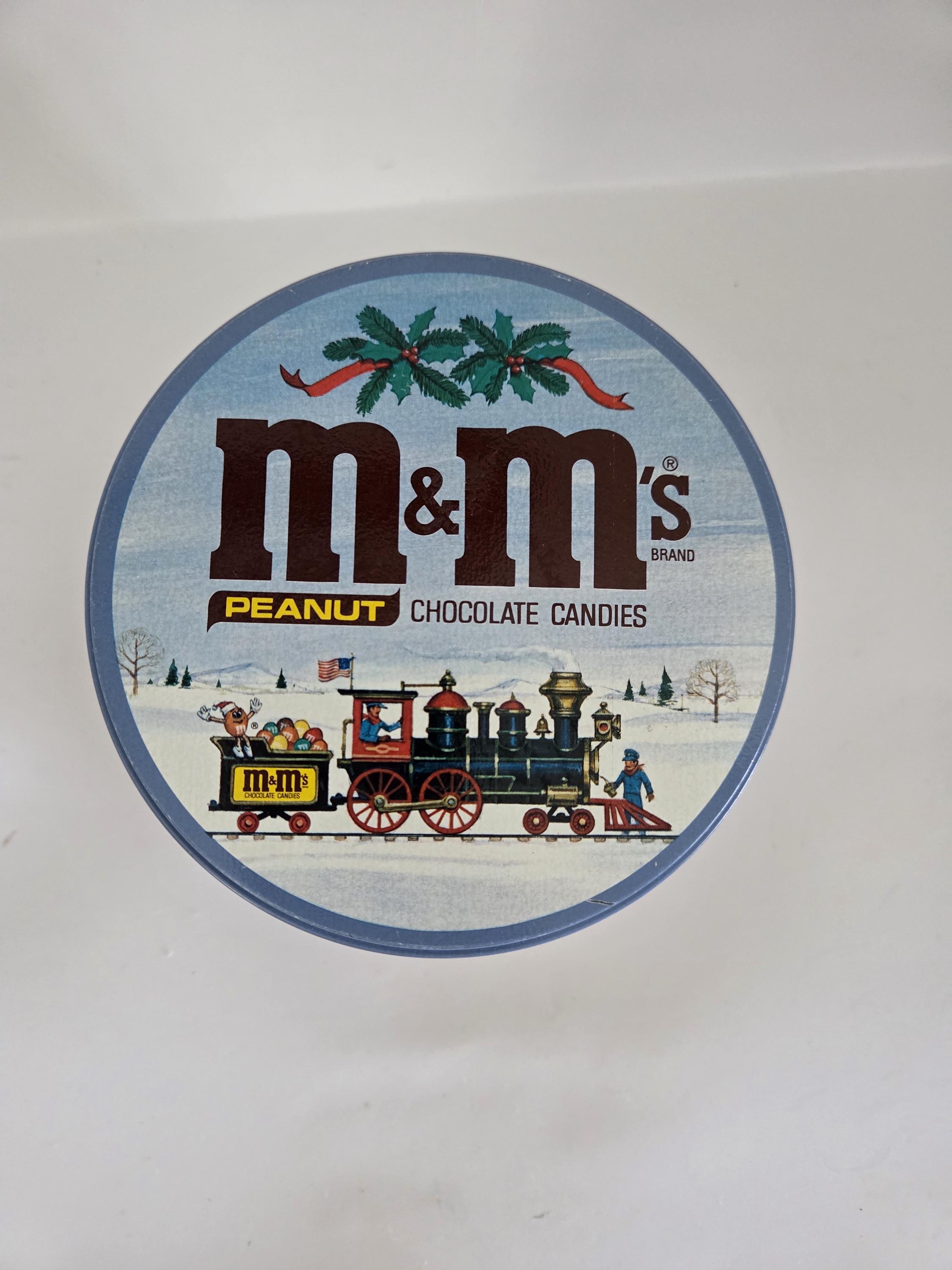 Vintage Mms Collectable - Peanut Mms Candy Christmas Holiday Train