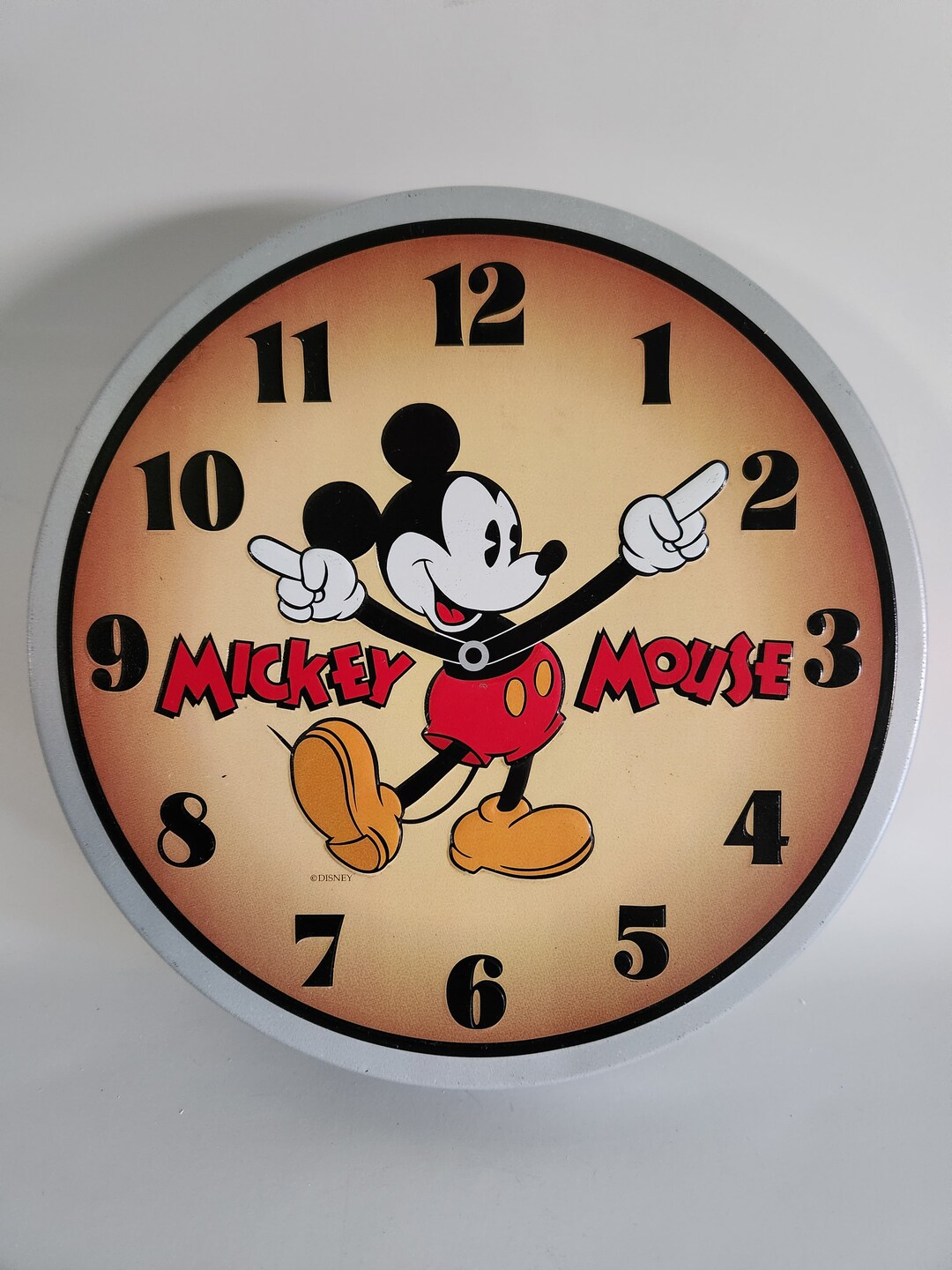 Vintage Mickey Mouse Clock Lollipop Tin Cannister 1996 Etsy