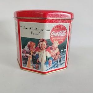 Vintage Coca Cola Collectible Tin 1993
