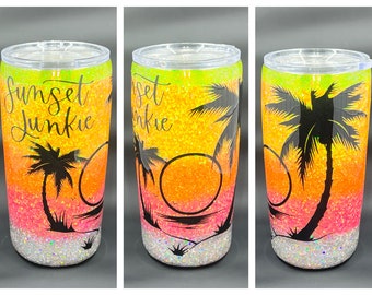 Glitter tumbler