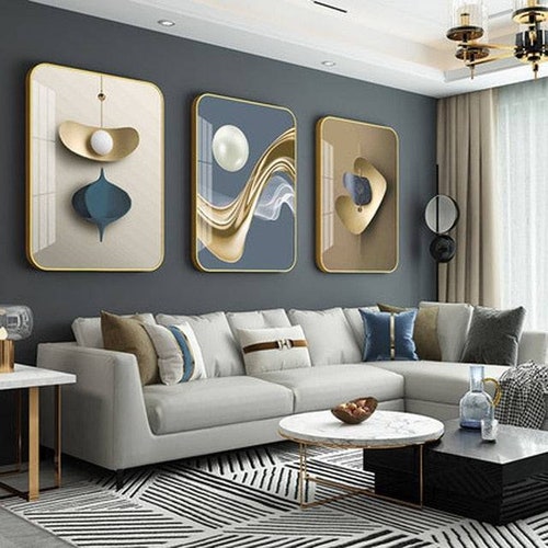 Abstract Crystal Porcelain Wall hanging home Decor decorations Wall shops Art for Living Room