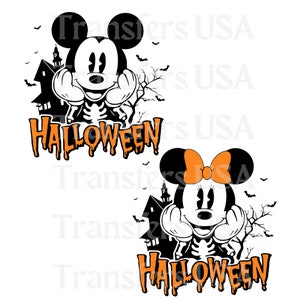 Bundle Mickey Halloween Skeleton SVG Cricut Cut File, trick Or treat svg, kid halloween svg, disneyland halloween design