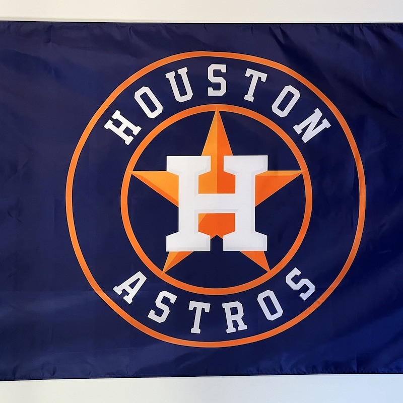 Bandiera E Striscione Con Il Logo Dello Stato Del Texas Degli