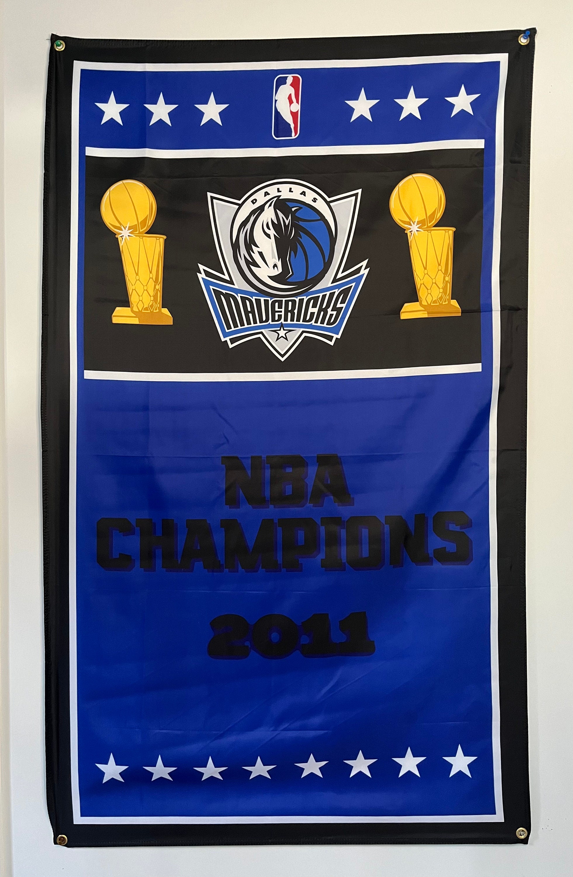 The Dallas Mavericks Championship bannerLet's go Mavs!!!  Dallas  mavericks, Dallas mavericks championship, Mavericks