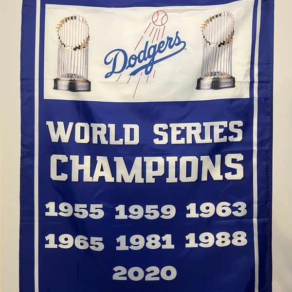 Dodgers Banner Etsy