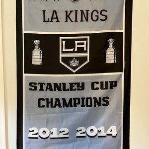LA Kings Stanley Cup Banner Flag Wall Art