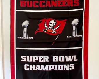 Tampa Bay Buccaneers Super Bowl Bowling-Meisterschaft Banner-Flaggen-Wand-Kunst
