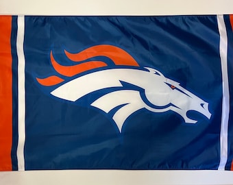 Bandera/Estandarte de los Denver Broncos