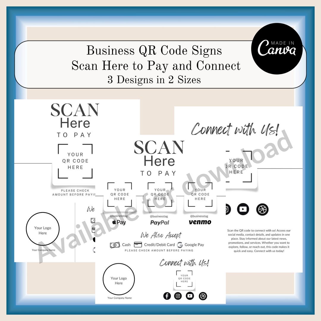 Custom Business QR Code Flyers - Supercharge Your Sales & Connections ...