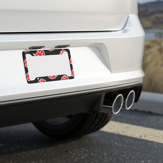 Akatsuki License Plate Frame Naruto License Plate Cover Etsy