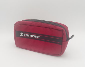 Tamrac Point and Shoot Wrist Bag- Red w/ White Logo - For Compact Film Cameras