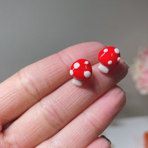 Mushroom Earrings