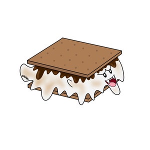 Boo S&#39;more Sticker