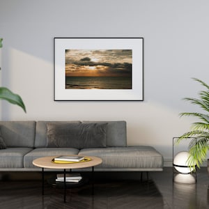 Sunrise Beach Photo, Sunrise Fine Art Print, Beach Print, Ocean Art Print, Sunrise Photo, Sunset Photo, Landscape Beach Wall Art, Fine Art