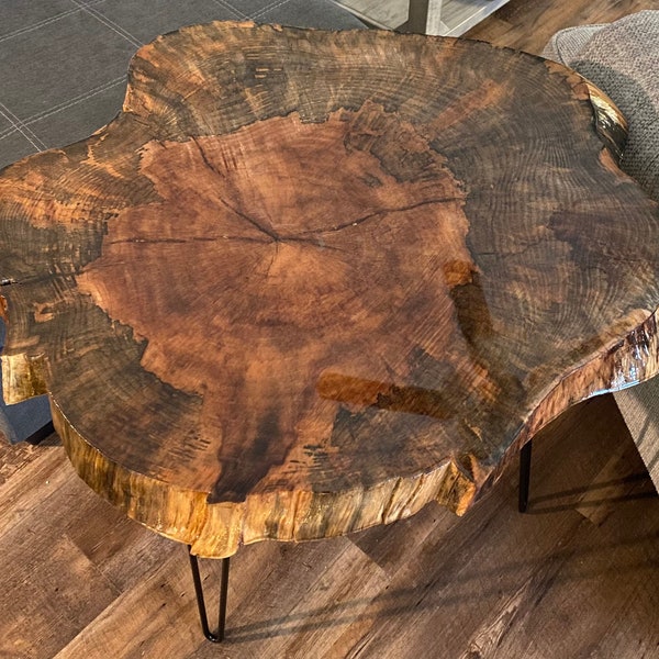 Live Edge Pine Coffee Table Etsy