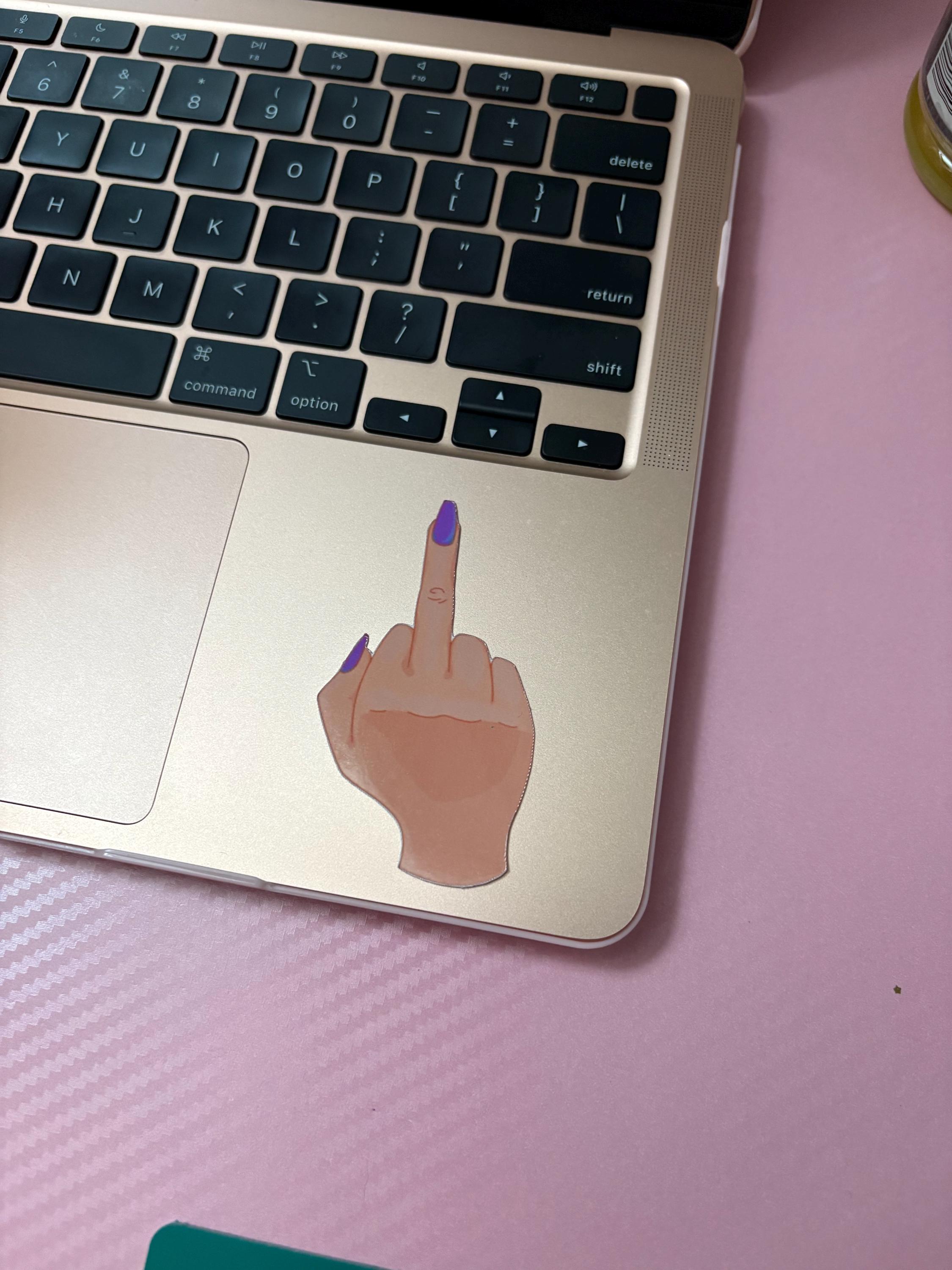 Middle Finger Sticker - Etsy