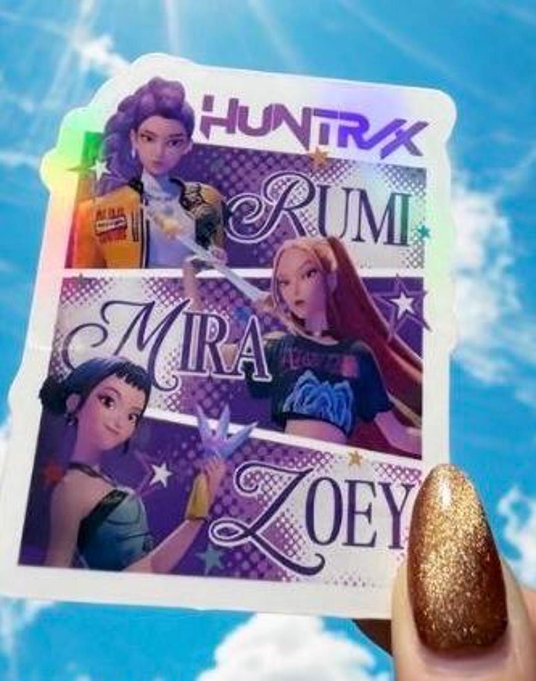 Huntrix: HUNTERS Stickers Kpop - Etsy