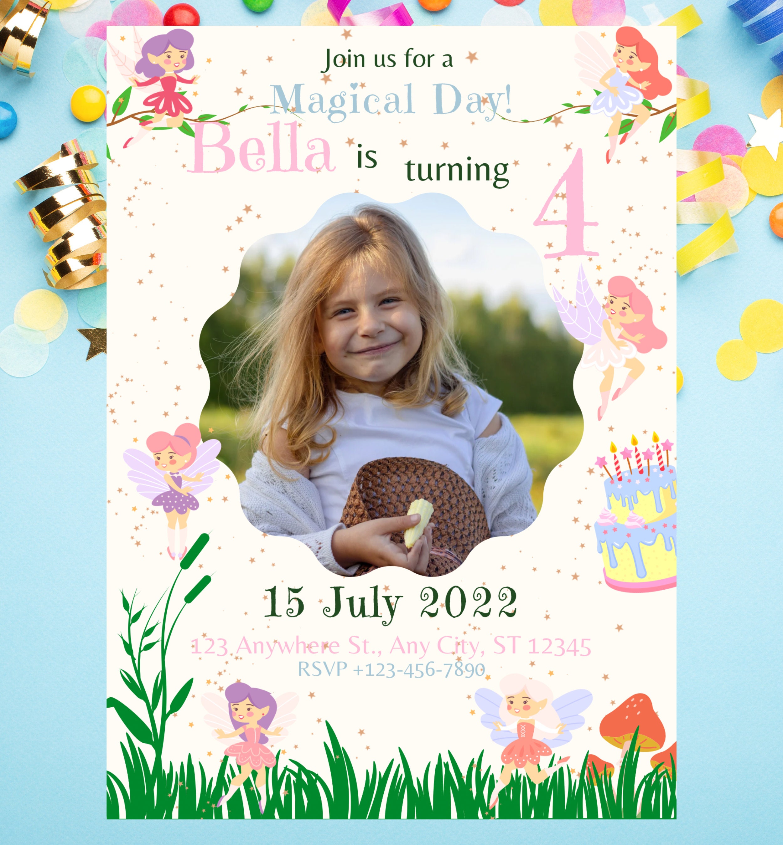 Unicorn Bluey Card - Etsy