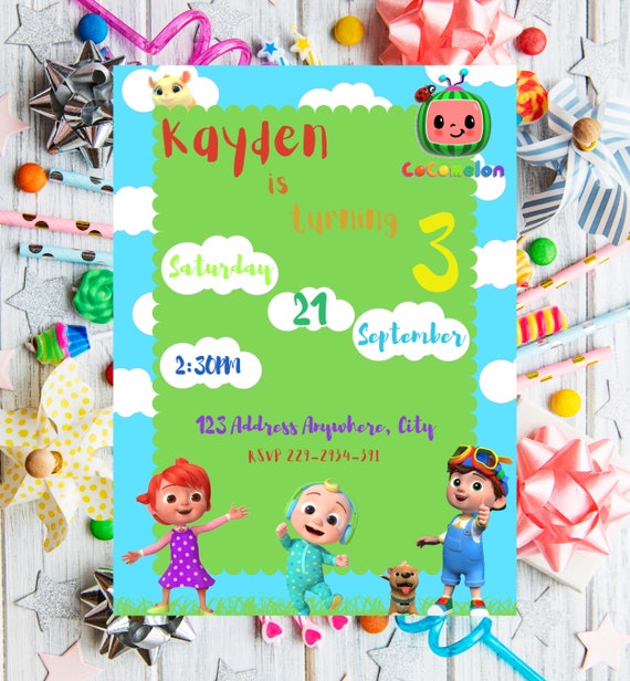 Birthday Invitations First Birthday Etsy