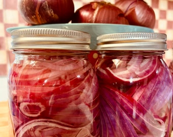 16 oz Red Pickled Onions