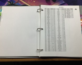 2nd Generation Pokemon Checklist - Digital Download