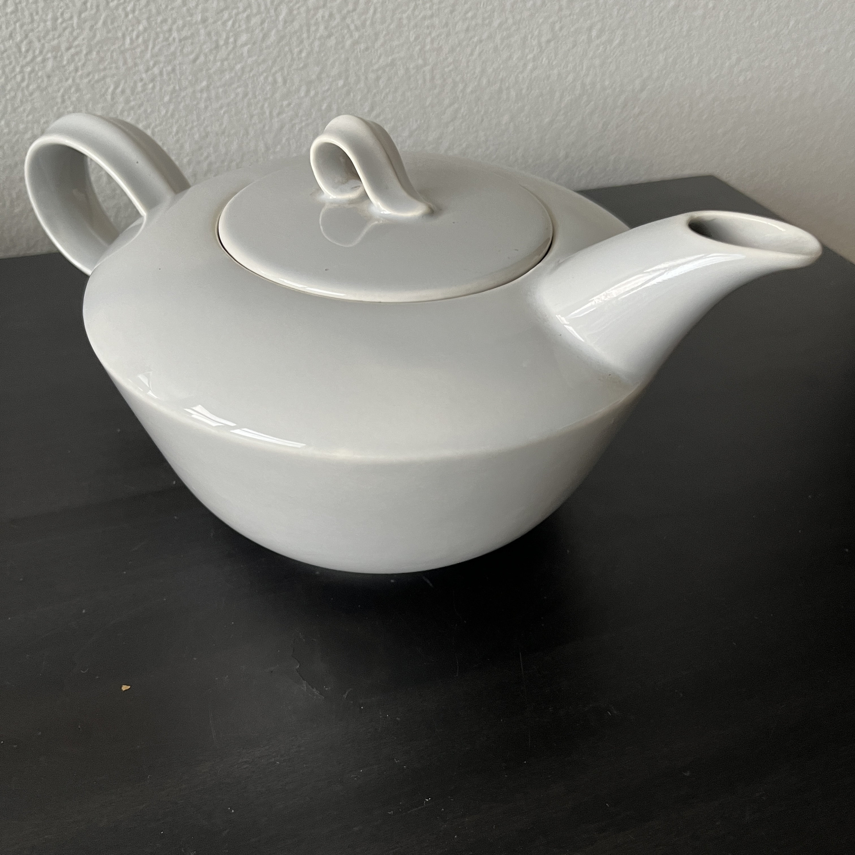 Jubilee Homer Laughlin Teapot // Mist Gray // Vintage 1950s Etsy