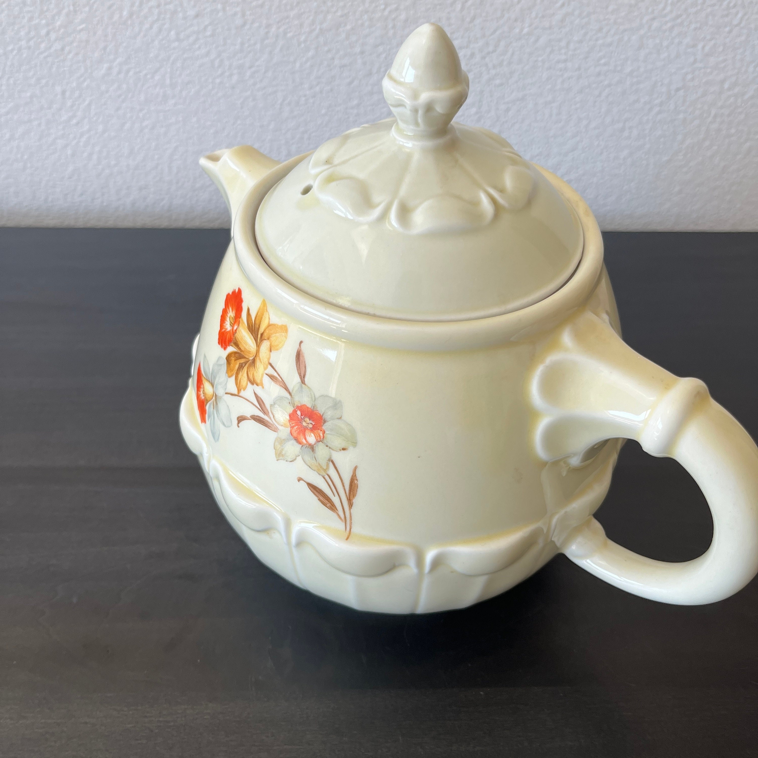 Vintage Dripolator Ceramic Coffee Pot // Enterprise Aluminum Co