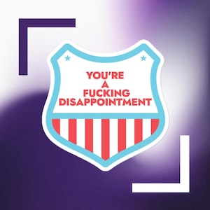 Disappointment Stickers