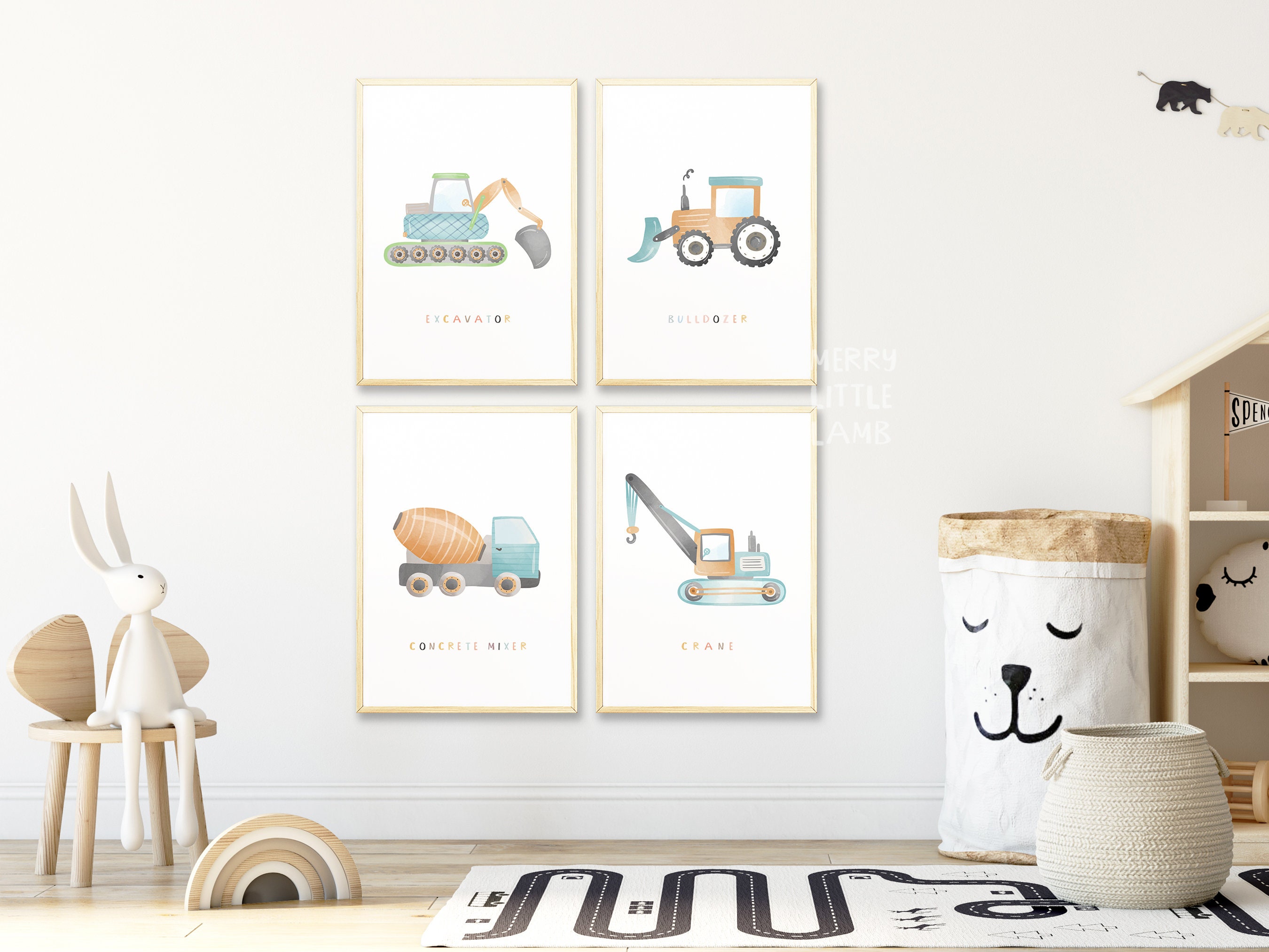 Wandtattoo „Cooler LKW“ – Bunter Aufkleber Fürs Kinderzimmer, 30x18,6 Cm
