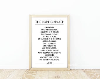 Het Onze Vader Mattheüs 6:9-13, BW, afdrukbaar christelijk voorschools onderwijs, kinderen schriftposter, kerk zondagsschool klas decor