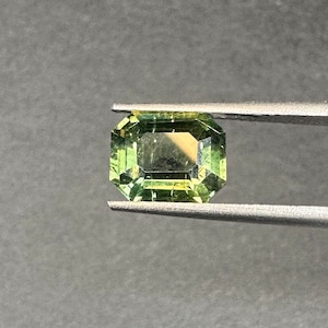 Teal Sapphire, 2.98Ctw Natural, Blue Green and Yellow Sapphire, Octagon Cut, VVS1 Loose Gemstone for jewellery l Gift for Her