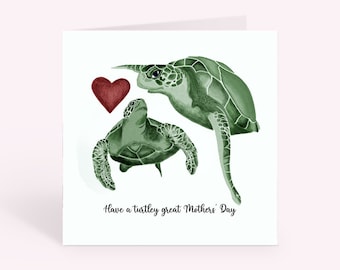 Turtle Mothers Day card