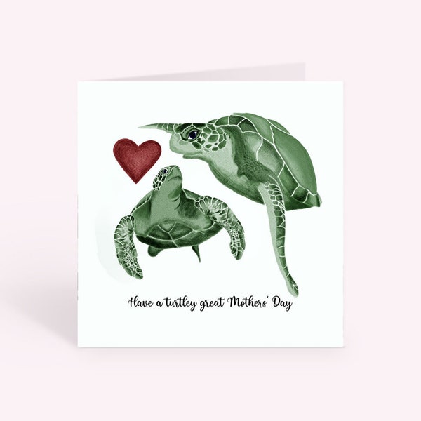 Turtle Mothers Day card