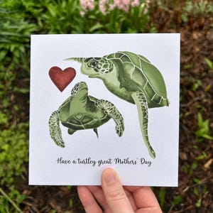 Schildkröte Muttertagskarte