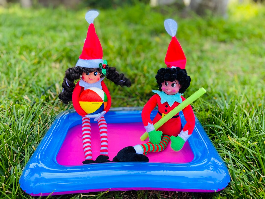 Miniature Elf Swimming Pool Mini Beachball Miniature Pool Noodle Elf