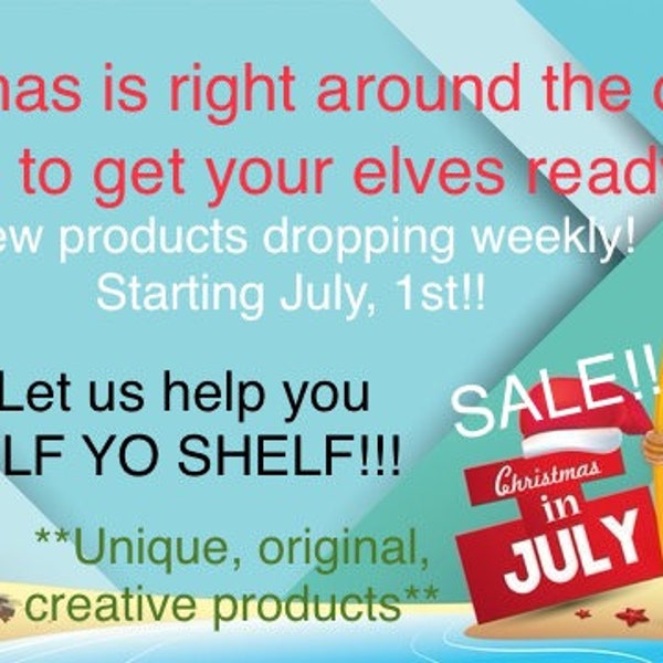 Christmas in July Sale Etsy