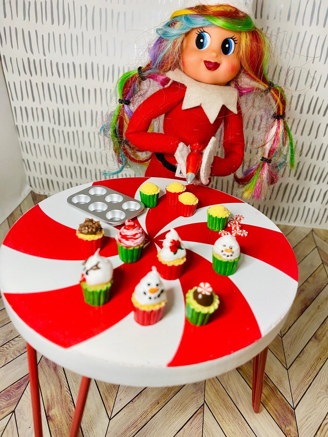 Elf Cupcake Decorating Kit Elf Baking Kit Elf Cupcake Kit - Etsy