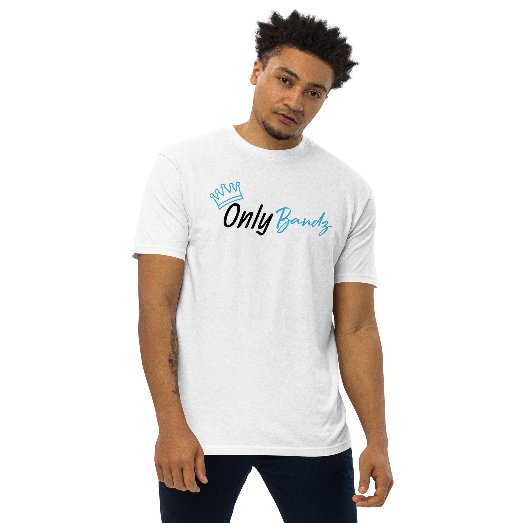 Onlybandz Premium White T-shirt - Etsy